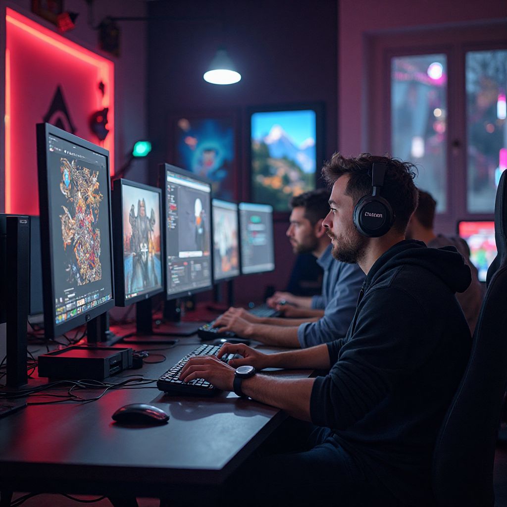 Professional game development studio